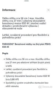 Parkside nůžky na živý plot - 7