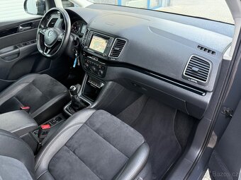 VW SHARAN 2.0 TDi HIGHLINE LED NAVI WEBASTO KAMERA TAŽNÉ - 7