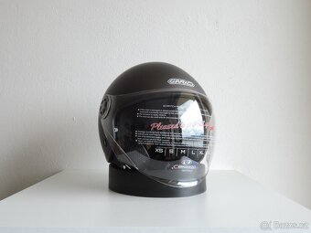 Helma na skútr, motocykl, G20, Gari, hnědá v.L - 7