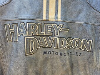 Kožená Harley Davidson bunda TRIPLE VENT 4XL - 7