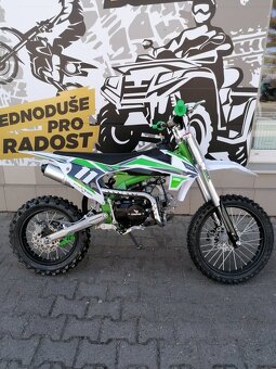 Pitbike Shark 125ccm 17x14 zelená - 7