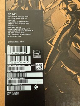 Prodám herní notebook ASUS, TOP stav, 1 rok záruka - 7