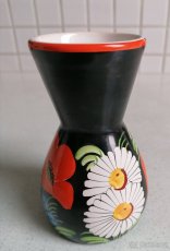 Starožitný chodský keramický talíř J. Frei Klenčí 1950, váza - 7