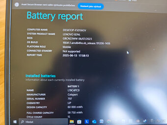 Herní notebook Lenovo Legion 5 15IMH6 32 GB RAM - 7
