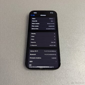 iPhone 14 Pro 256GB černý, bez škrábance, 12 měsíců záruka - 7