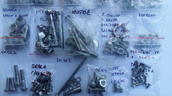 jawa bizon a californian - kompletná sada šroubu - 7