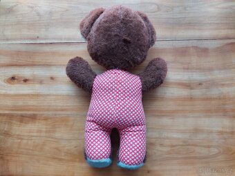 Retro starý plyšák - medvěd medvídek hračka Méda Béďa SLEVA - 7