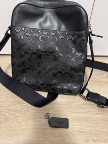 Luxusní kožená taška přes rameno od značky COACH - 7