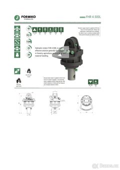 hydraulický rotátor FORMIKO 4,5 t-doprava po ČR ZDARMA - 7
