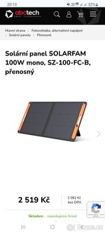 Nabízim solárni panel SOLARFAM 100W Monokrystalický - 7