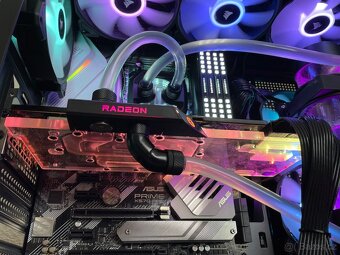 Herní PC vodní setup - 5700x3d / 6900XT / 32 GB / 2 TB - 7