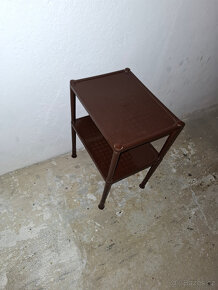 STOLEČEK plastový - odkládací stolek s poličkou 40x30-78cm - 7