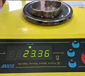 Stříbrný lamelový náramek AG 800, 23,36g - 7