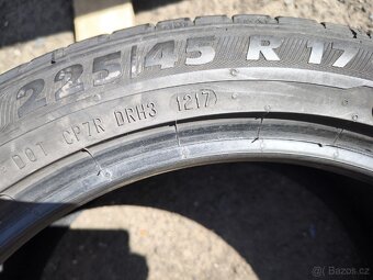 PRODÁM 4KS LETNÍ PNEU SEMPERIT 225/45/17 - 7