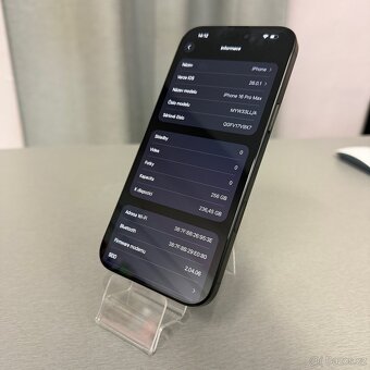 Nový iPhone 16 Pro Max 256GB, černý, rok záruka - 7