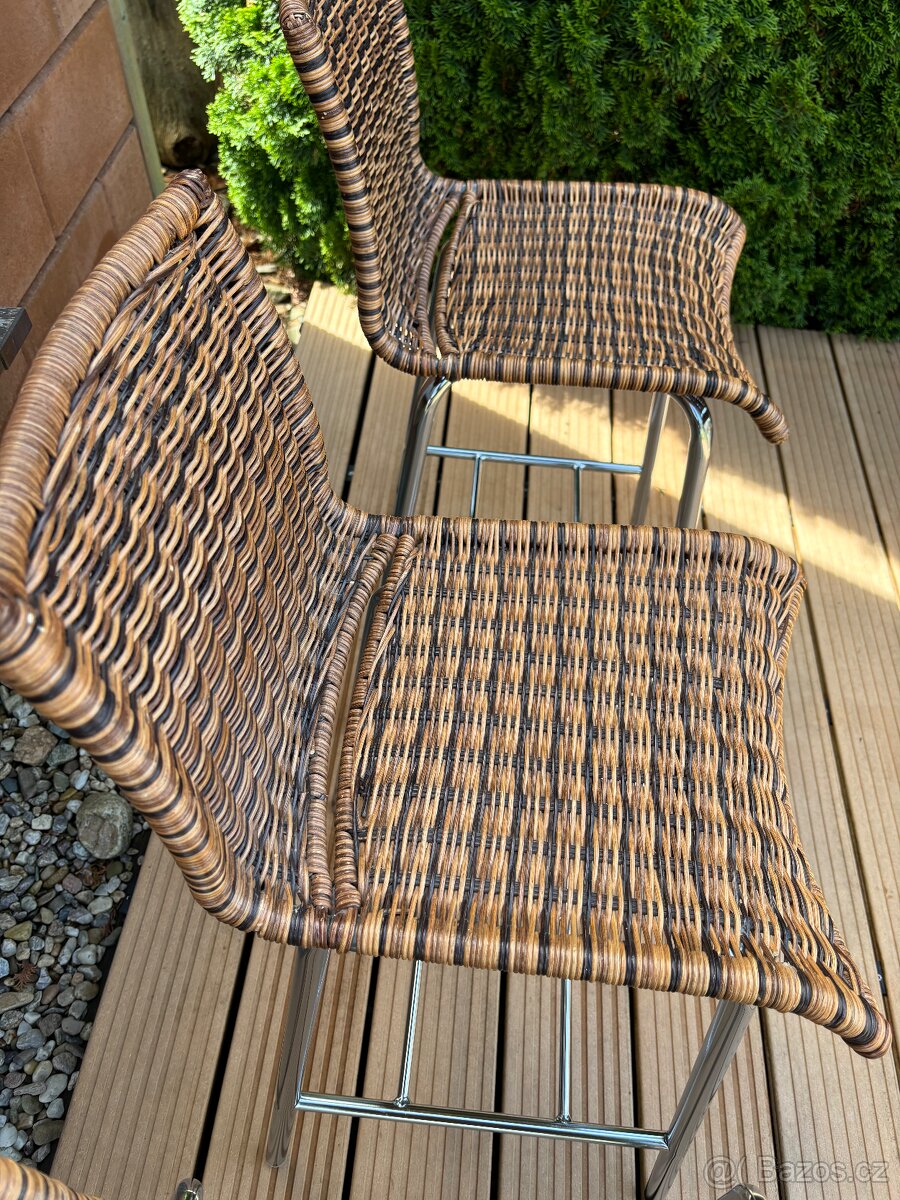 RATANOVÉ JÍDELNÍ ŽIDLE set 4+2 - 8