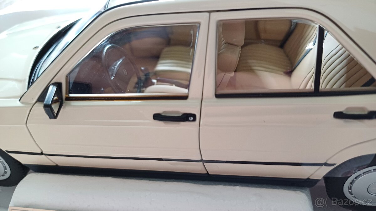 Norev 1/18 Mercedes 190E 1984 beige limit 200 ks - 8