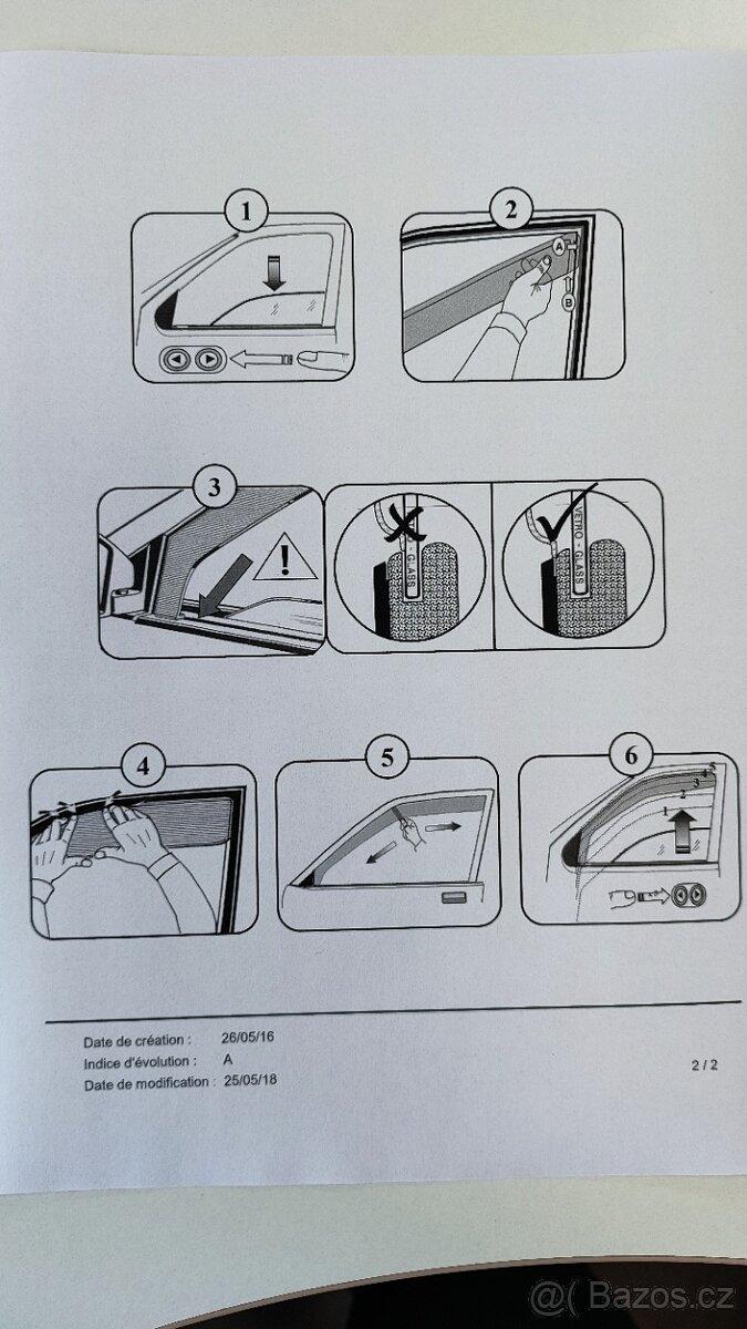 ofuky-deflektory oken Citoen C5 Aircross, Peugeot 3008,5008 - 8