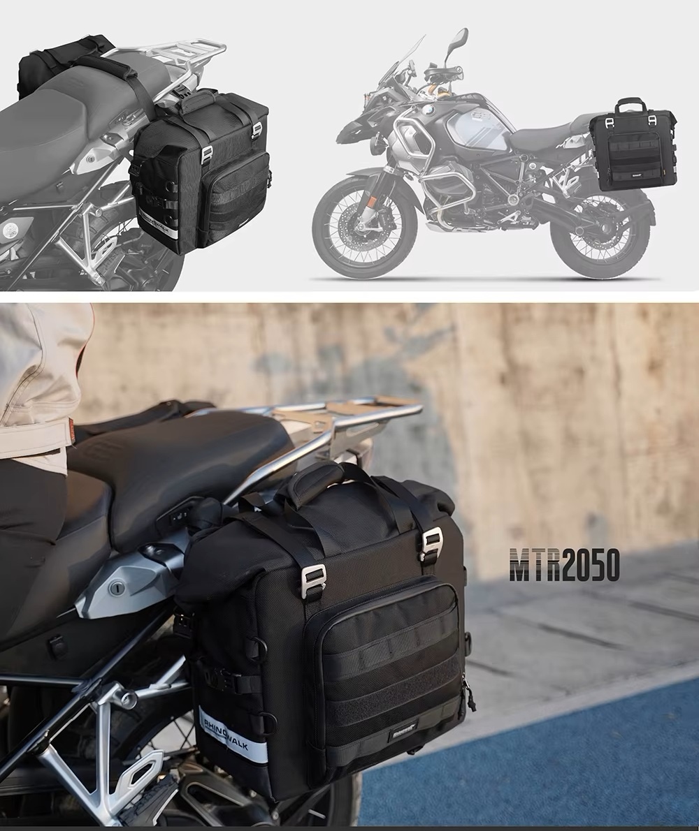 Boční tašky (Textilní "kufry" na motocykl) 2 ks - 8