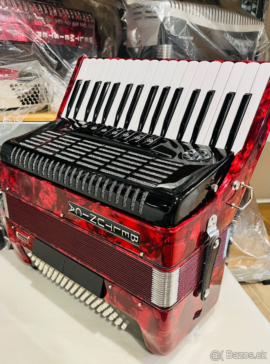 Nový akordeón Beltunica Vivaldi- 80 basový- krásny zvuk, odľ - 8