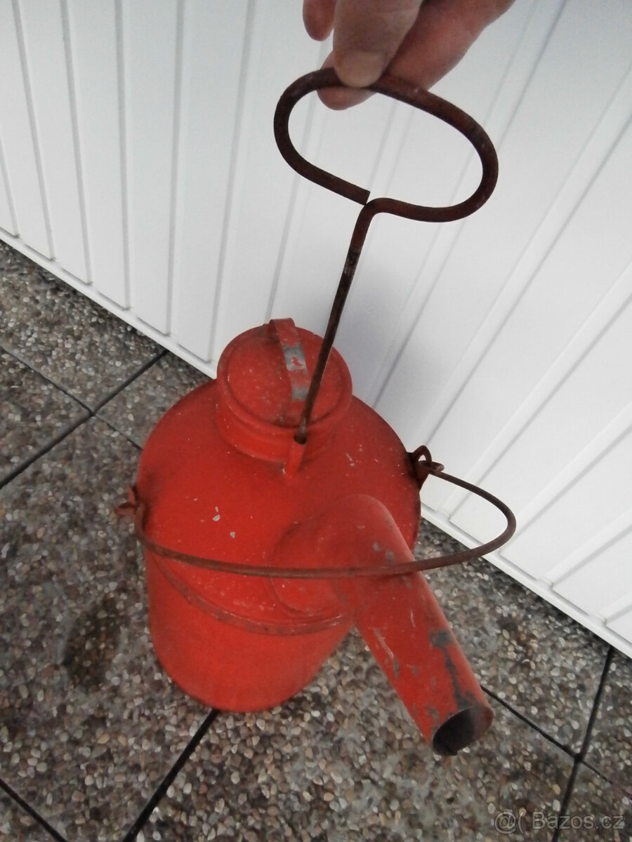 Míchací konev plechová pozinkovaná včetně pošty za 800 kč - 8