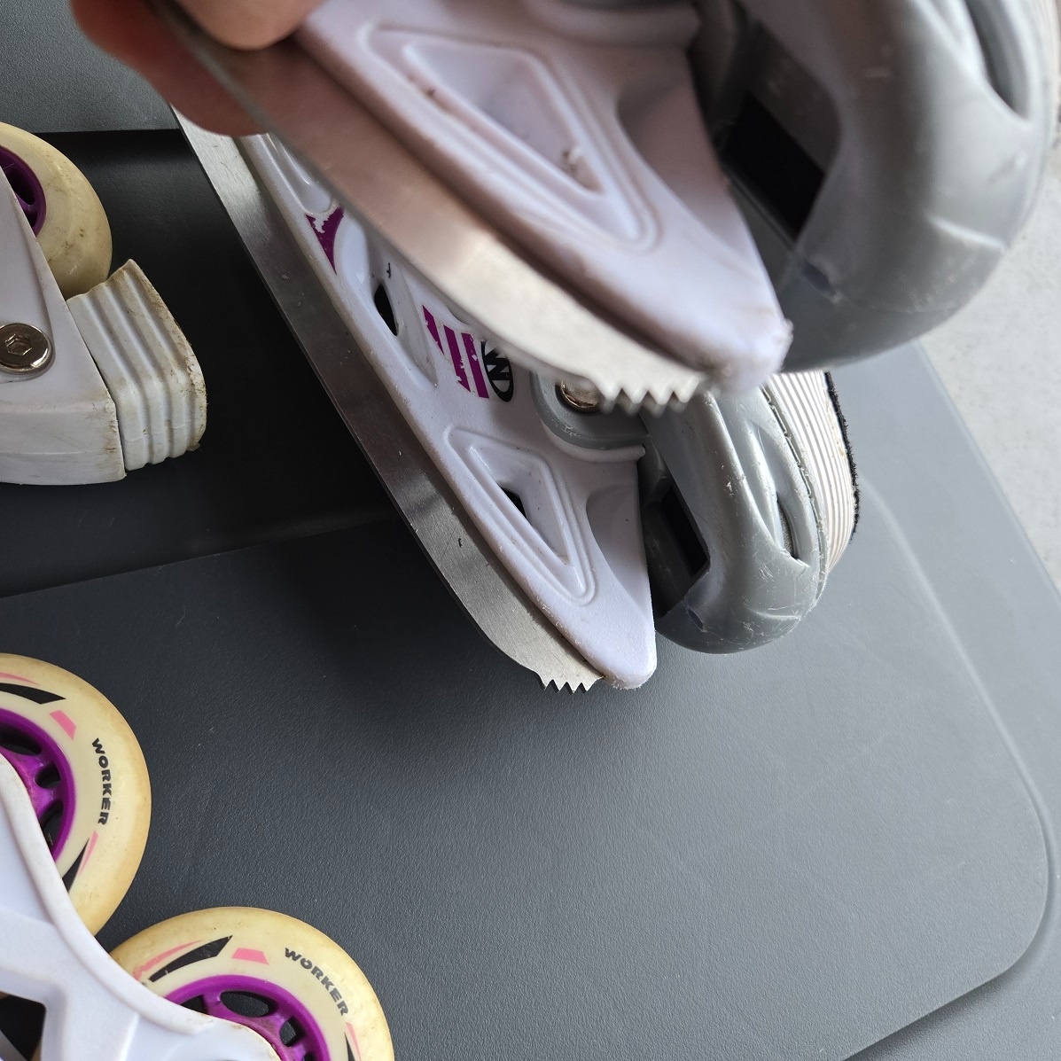 Dětské brusle WORKER 2v1, vel. 29-32 - kolečkové/inline - 8