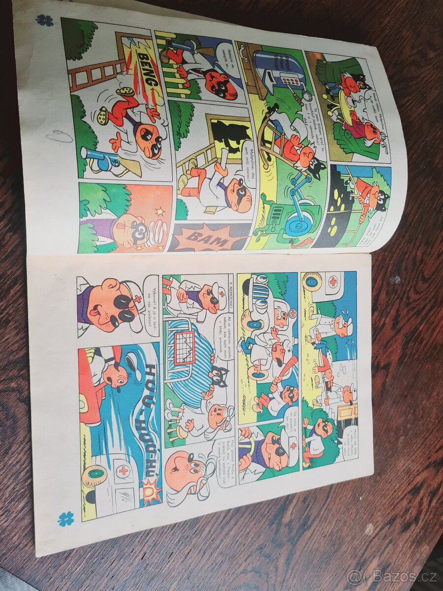 Čtyřlístek c.1 z roku 1969 PODEPSÁN NĚMEČEK - 8