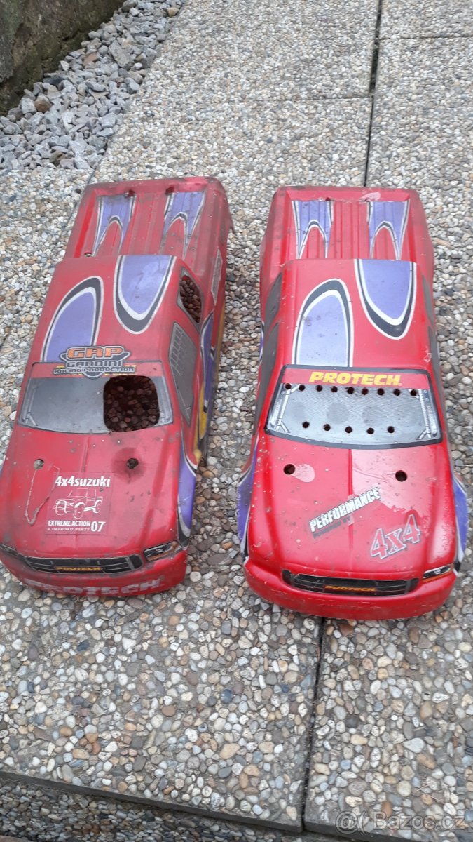 Rc model monster truck enigma xtr 1/8 4wd - 8