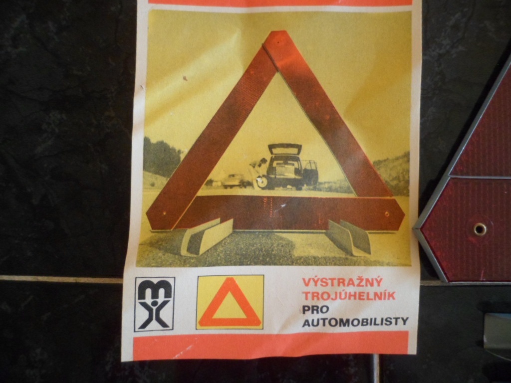 Výstražný trojúhelník pro veterána - 8