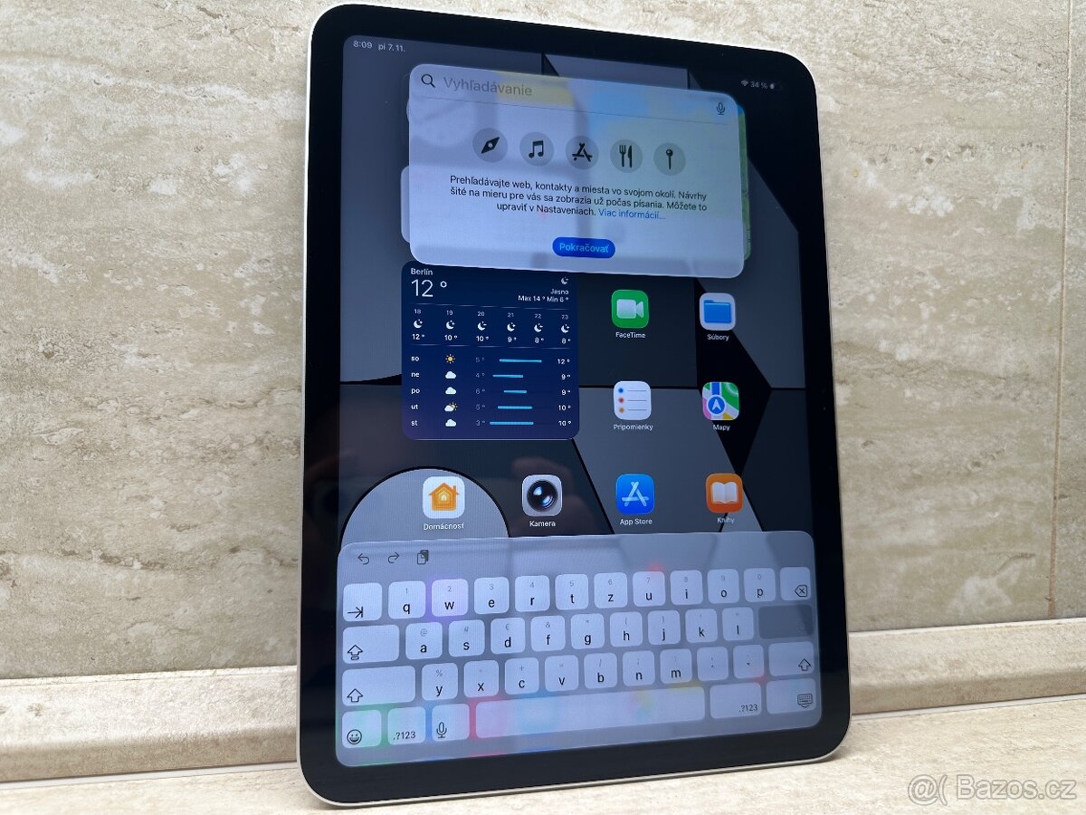 Apple iPad 10.9 (2022) 64GB Wi-Fi Silver, 100%, 0 cyklov - 8