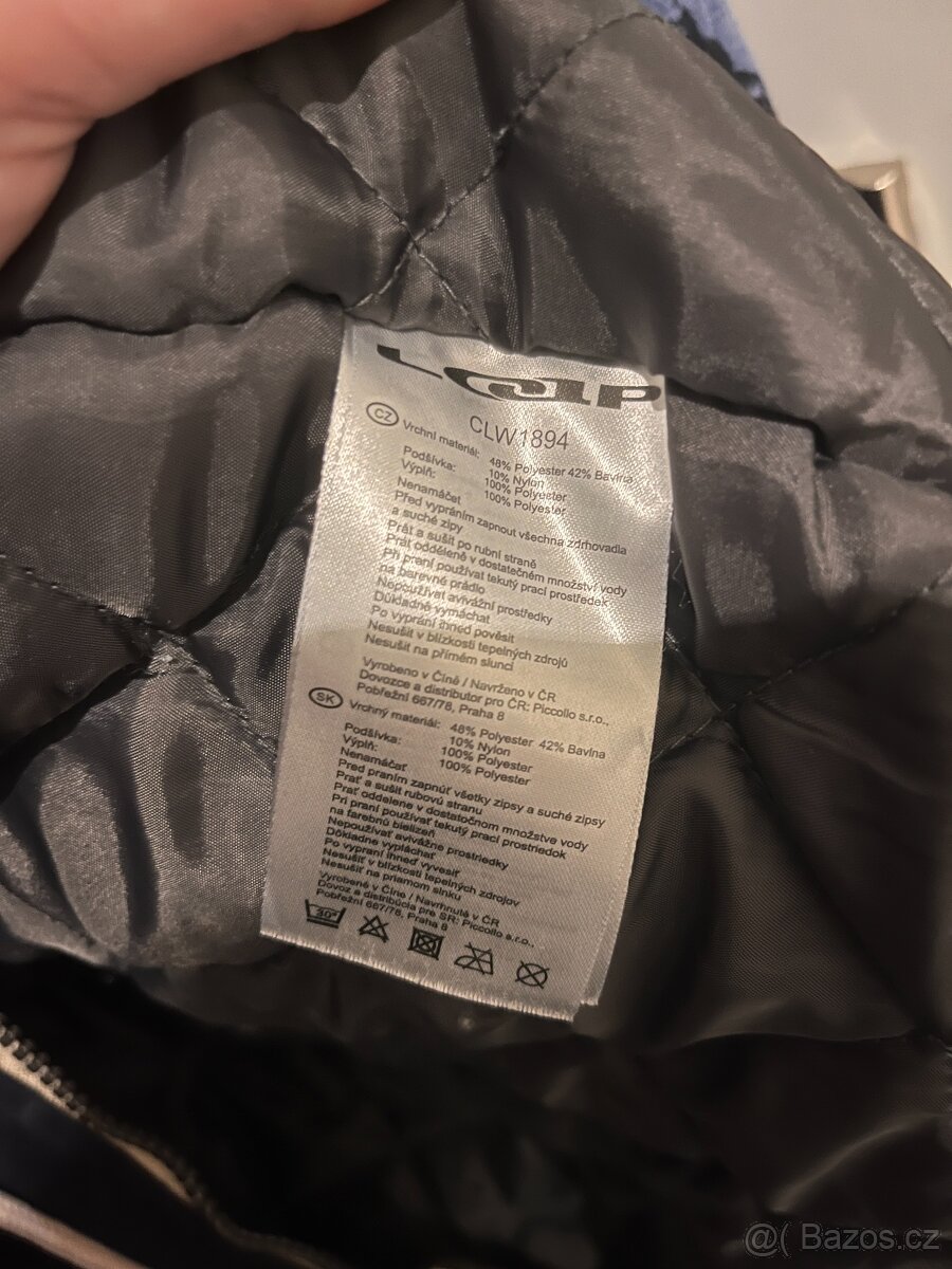 Nová Loap dlouhá budna, parka vel L Naroko modrá - 8