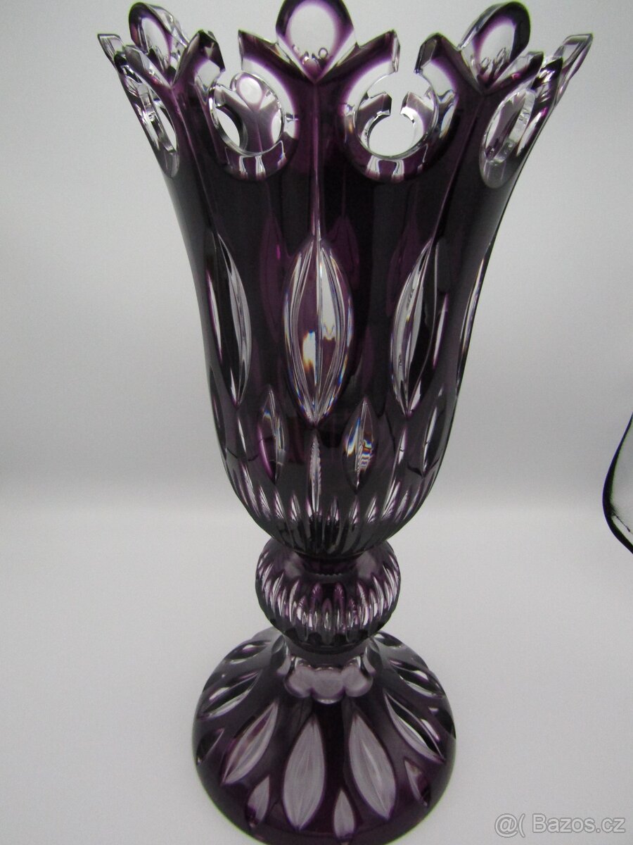 ceasar crystal flamenco váza barevný křišťál - 8