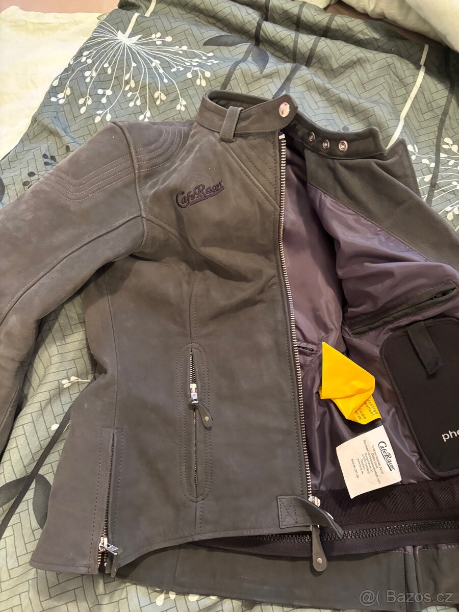 CafeRacer kožená bunda na motorku dámská - 8