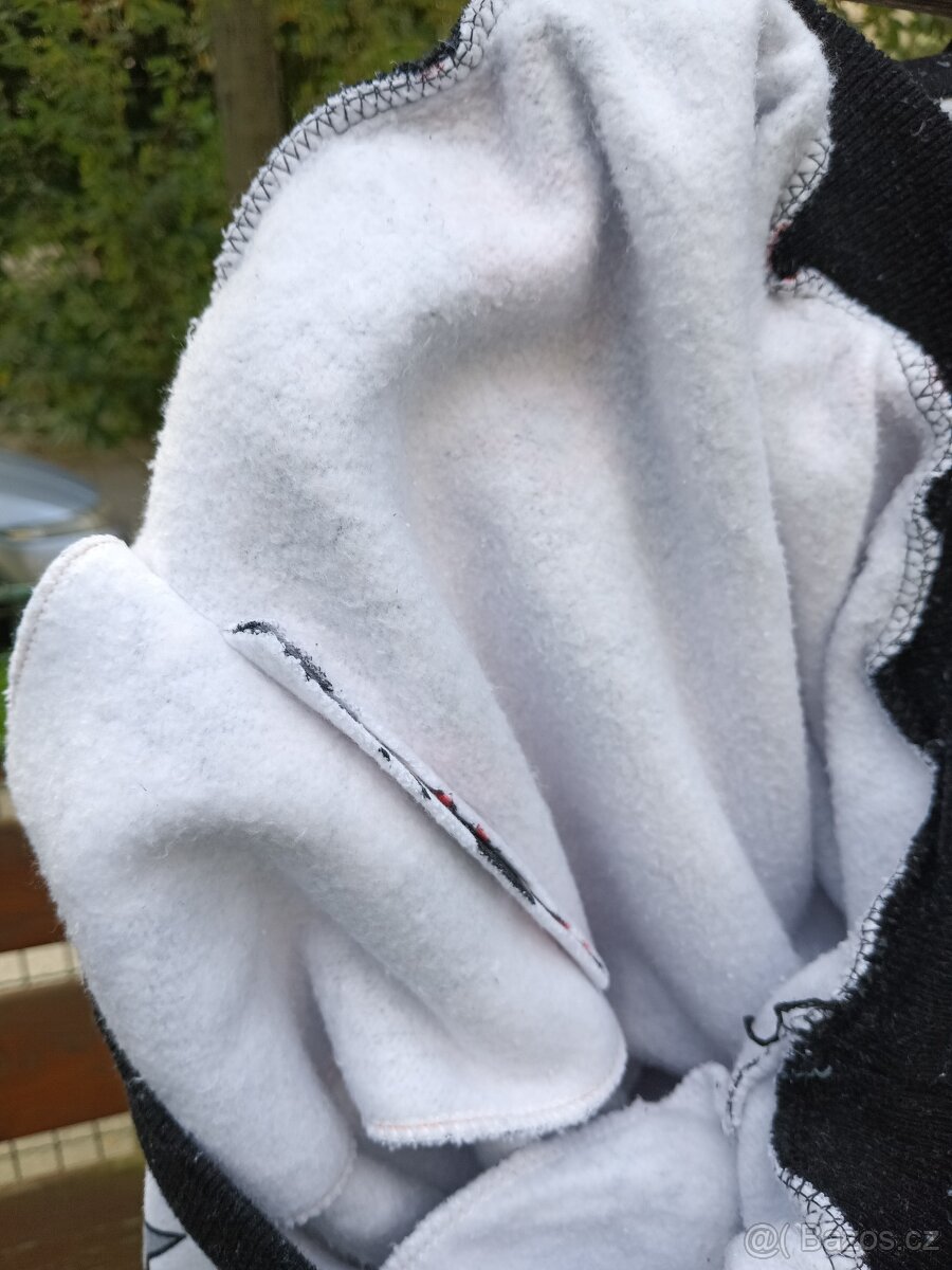 Juniorská mikina chlapecká, vel. XL, bílá-černo-červená - 8