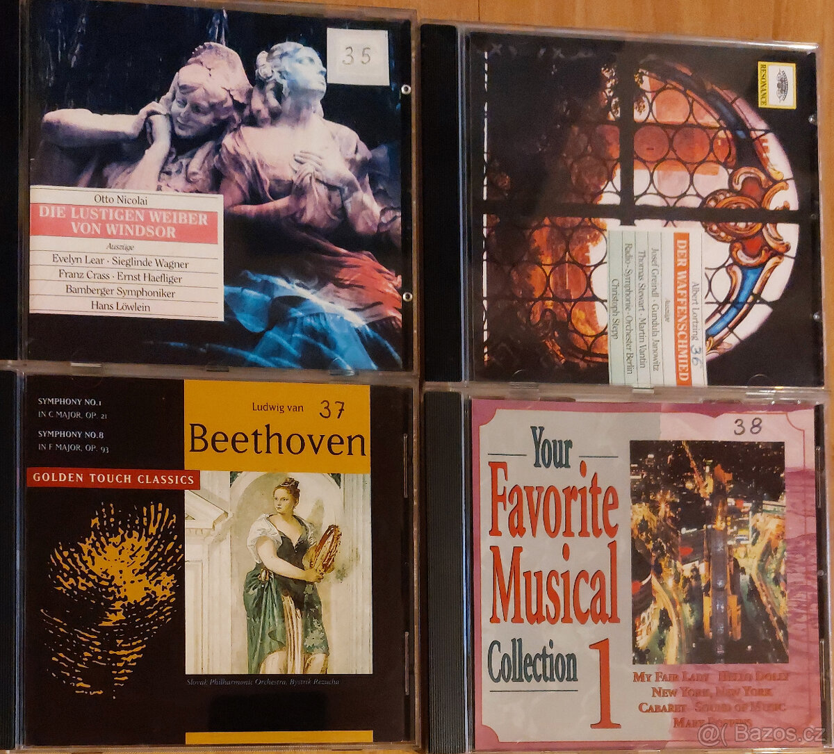 CD s převážně klasikou hudbou. - 8