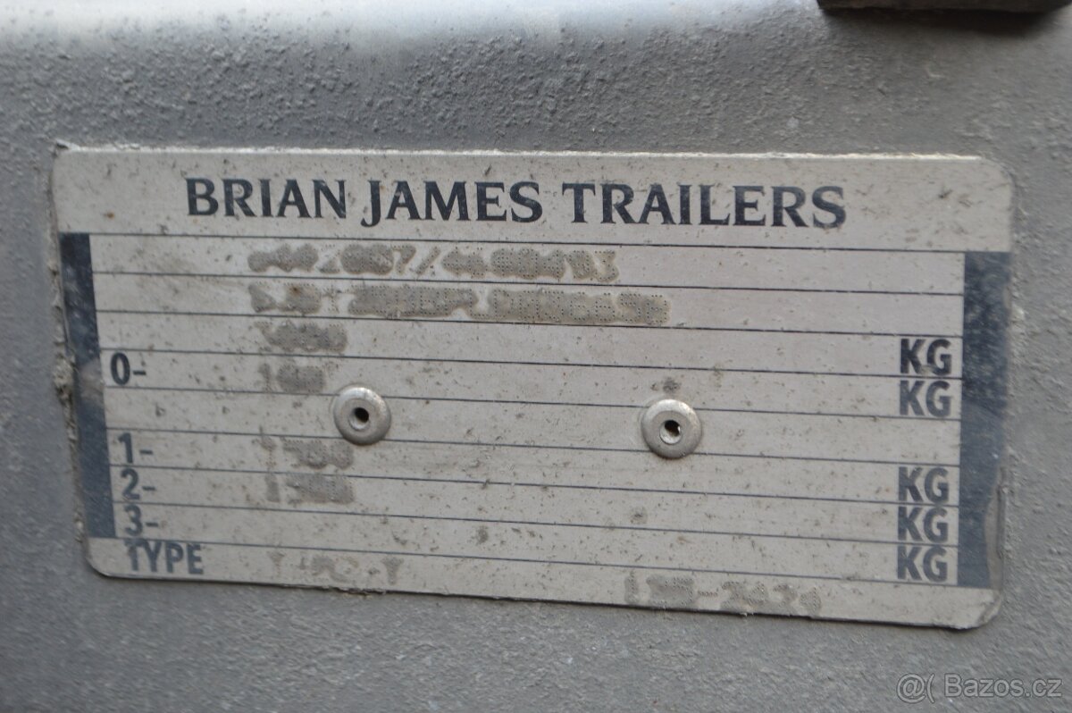Autopřepravník, nákladní příves, vozík BRIAN JAMES 30XTFB14 - 8