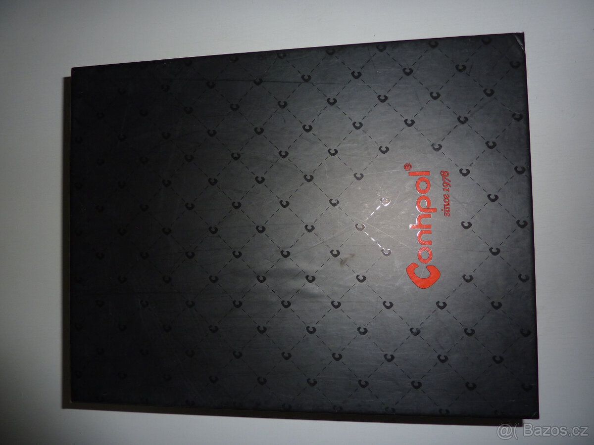 Pánské kožené černé kotníkové boty zn. Conhpol, vel. 44 - 8