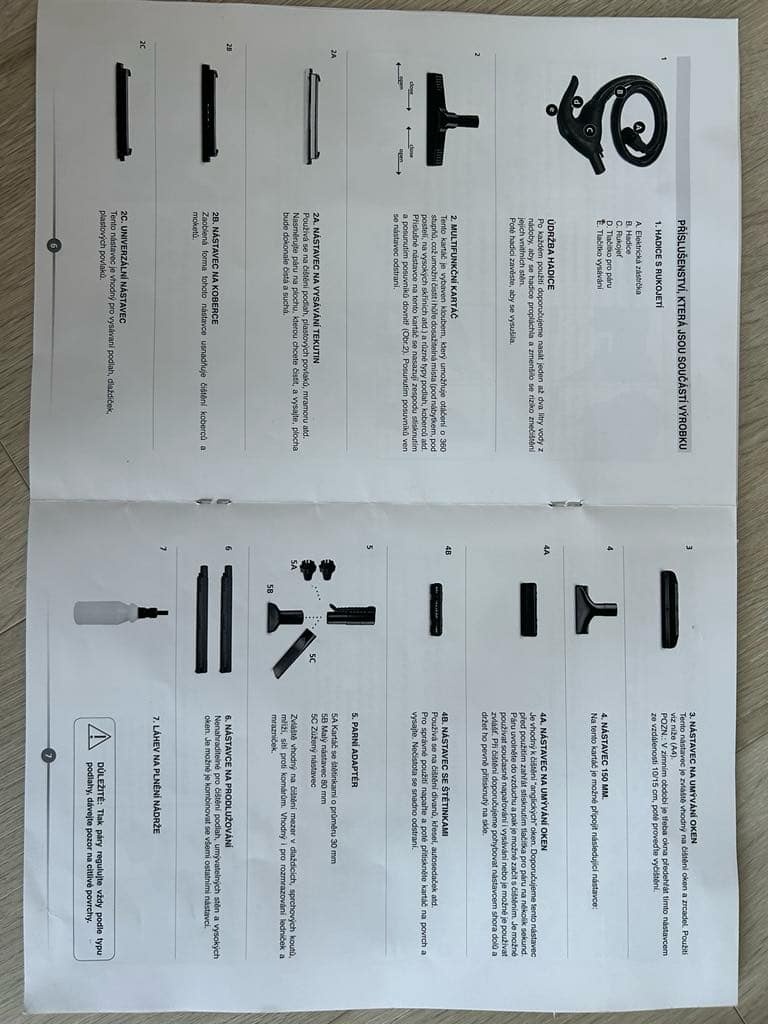 Parní čistič a vysavač MEDI CLEAN HERA - 8