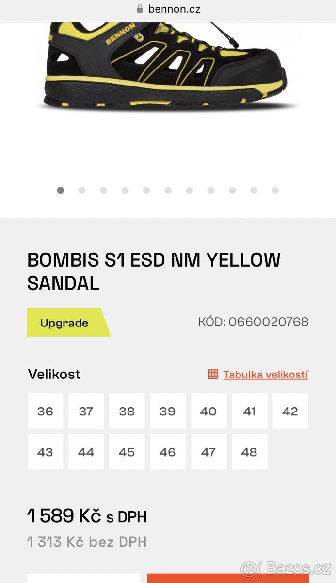 Pracovni boty Bennon EU 41 - NOVY MODEL/ GELOVE VLOZKY - 8