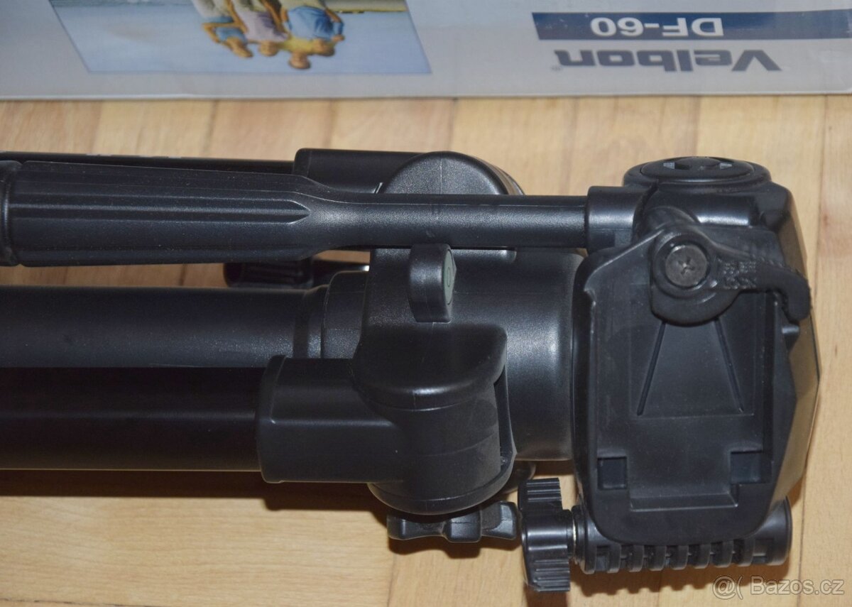 Stabilní tripod / stativ VELBON DF60, kvalitní -foto kamera - 8