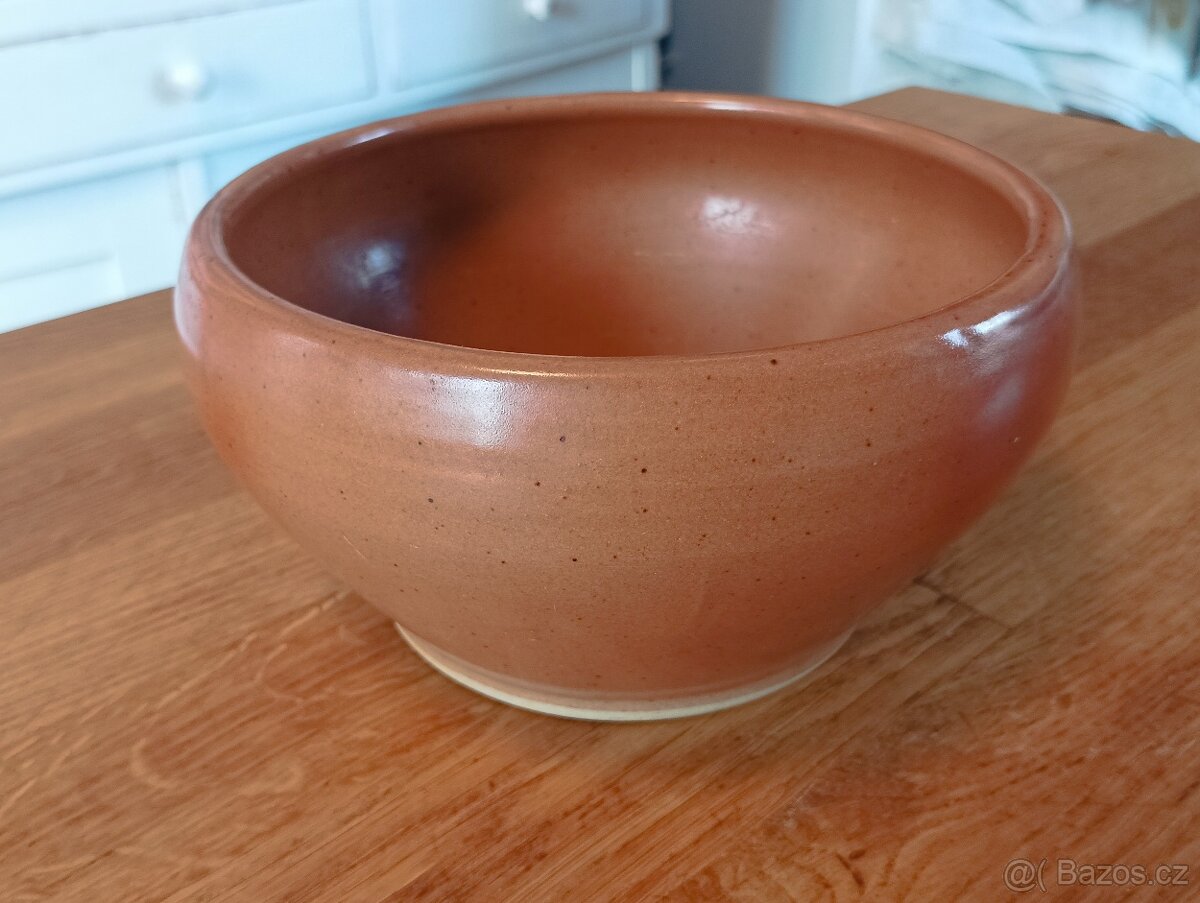 VINTAGE KAMENINOVÁ MÍSA GRÉS & POTIERS DIGOIN Z FRANCIE - 8