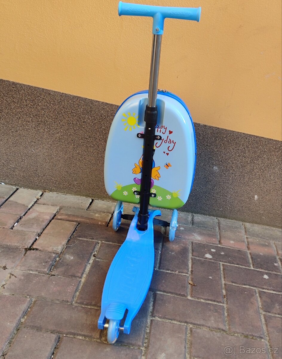 Dětská koloběžka s kufříkem - 8