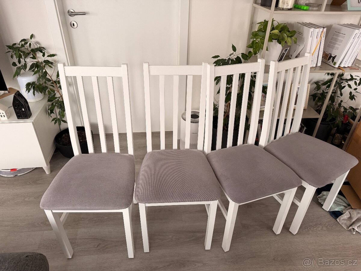 4šedobílé židle sconto nábytek - 8