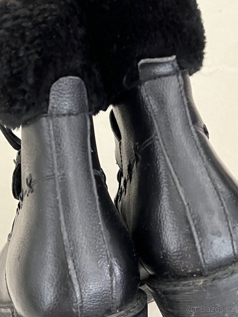 Dámské kotníkové boty s kožíškem – vel. 37 - 8