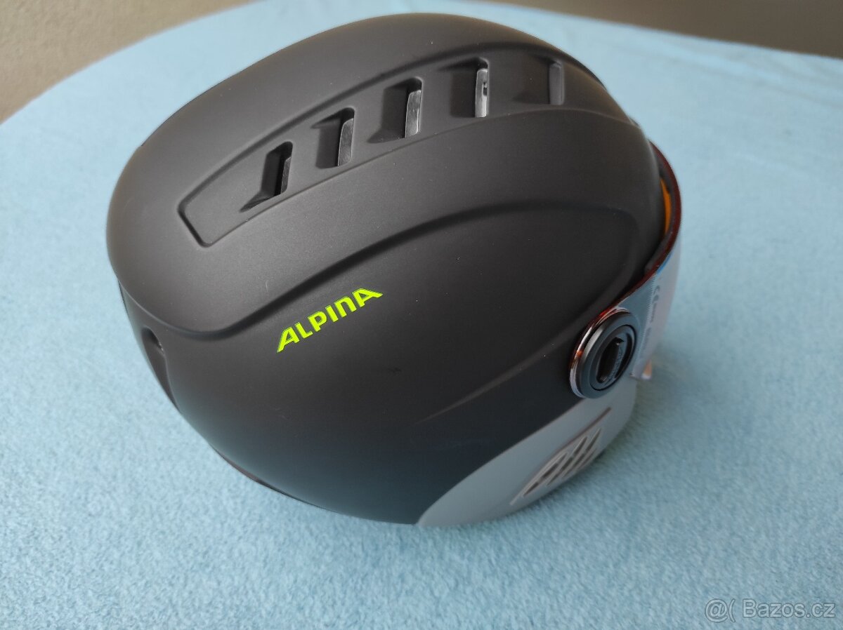 Lyžařská helma s vizorem, Alpina Carat le VISOR HM, 54-58 cm - 8