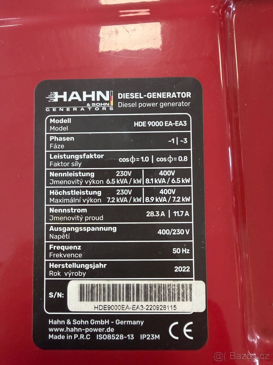 Elektrocentrála HAHN & SOHN - 8