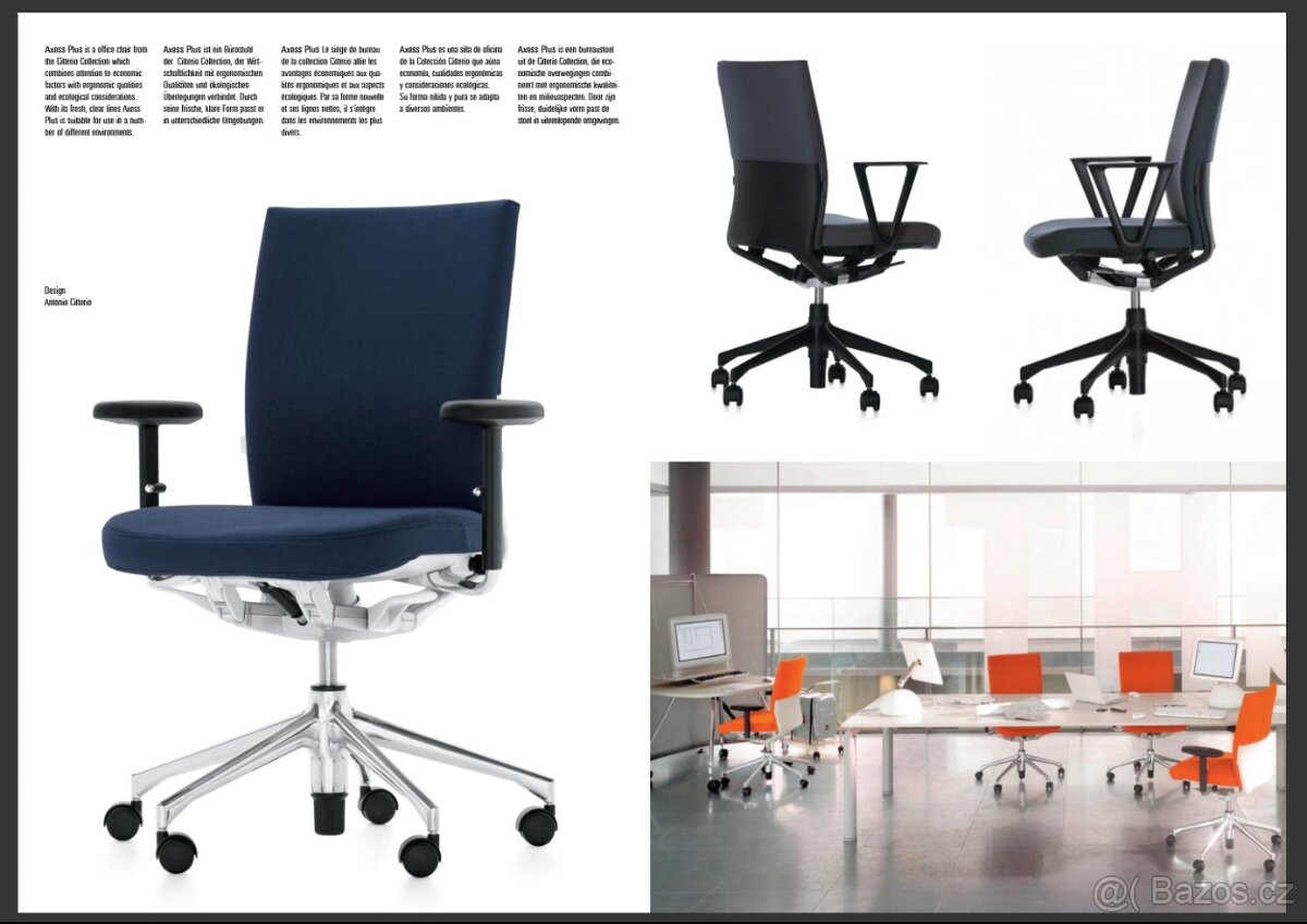 Kancelářská židle - Vitra ID Soft pc 22 500,- - 8