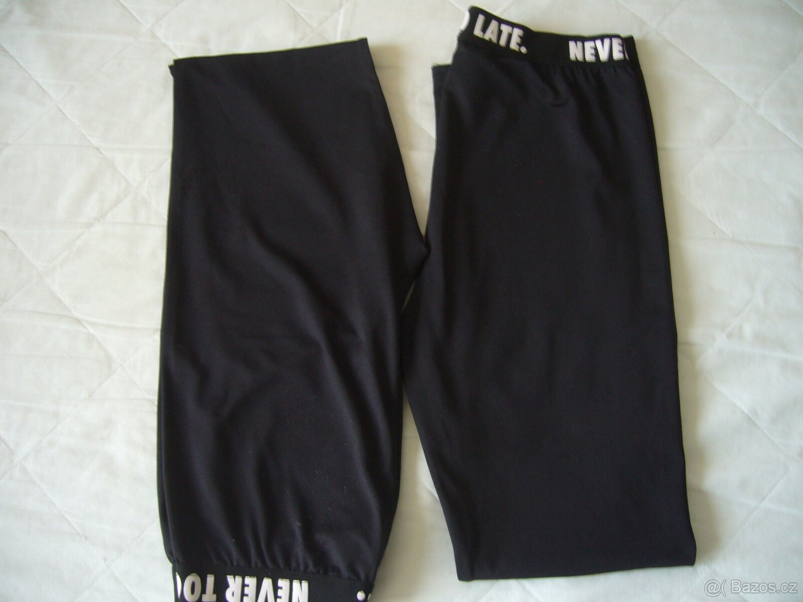 Prodám dvoje černé dívčí legíny - 8