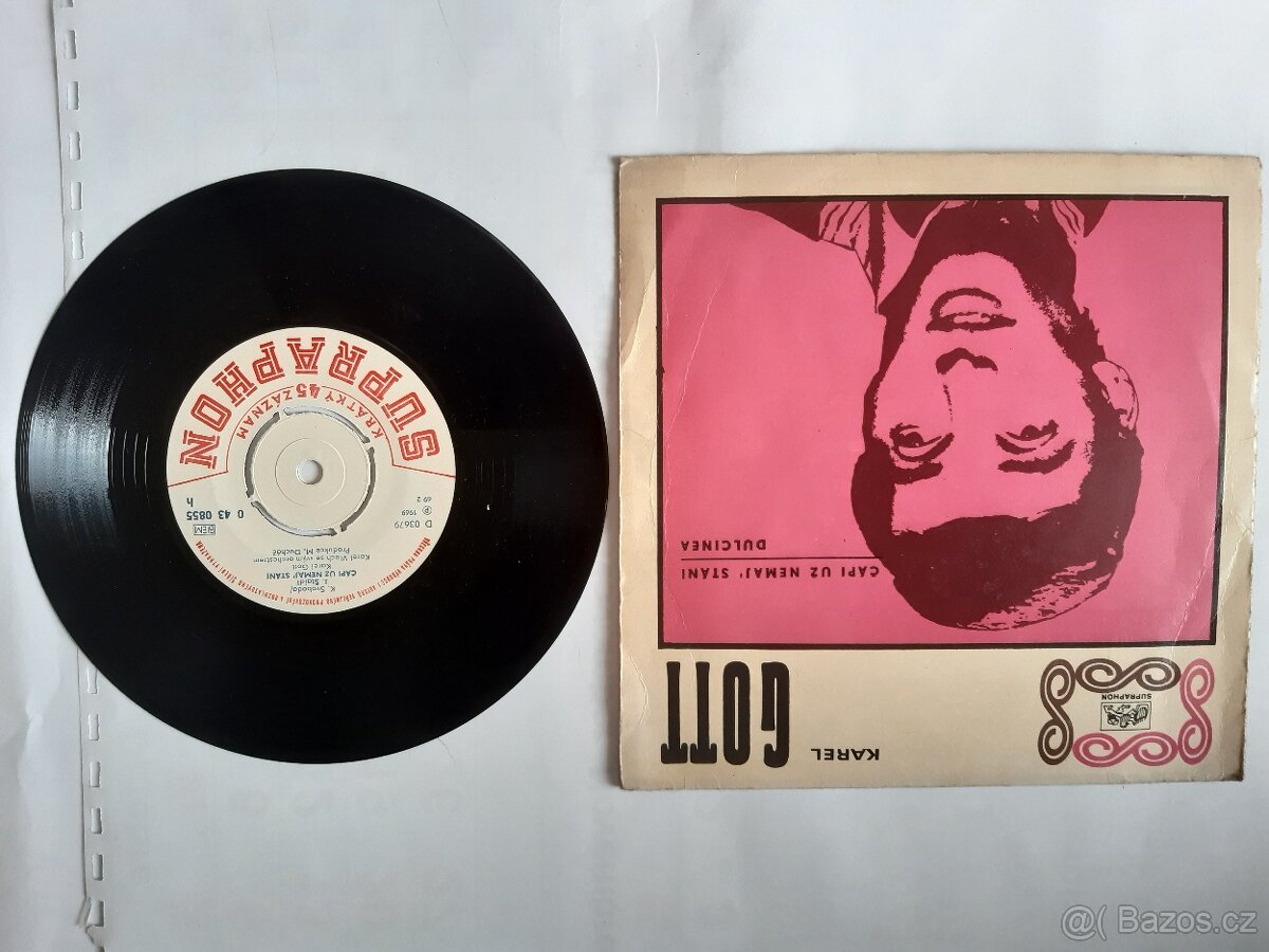 Prodám 35 ks vinylových singlů SP - 8