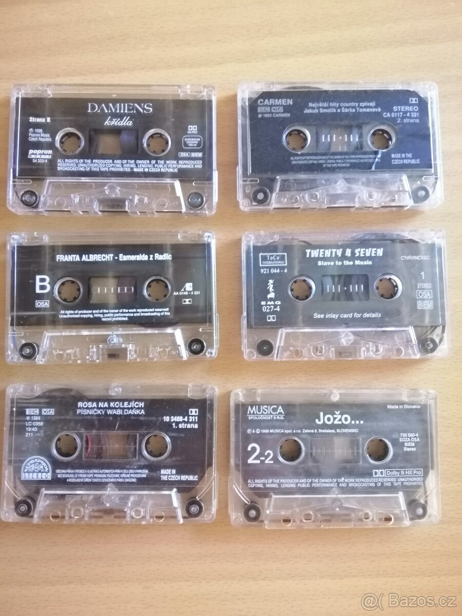 Audiokazety - 8